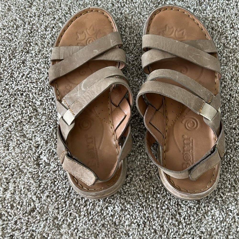 Born strappy sandals size 9 M/W